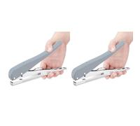 Generchin 2X Perforadora de un Solo Orificio Resistente, Perforadora de Papel con Capacidad de 25 Hojas para Tarjetas de Identificación de Papel, Álbum de Recortes de PVC de 3 mm