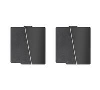 Generchin 2X Placa de Construcción de Doble Cara Pei Negra de 257 X 257 mm para -Lab A1/X1C/X1/X1E/P1P/P1S, Placa Pei y Texturizada