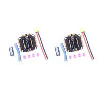 Generchin 2X Placa ESC 4INI 60A Compatible con para Motor Sin Escobillas 3-6S Compatible con para Control de Vuelo FPV UAV F4 DShot300 600/Multishot/Oneshot