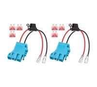 Generchin 2X Reemplazo del Conector del Mazo de Cables de 12 AWG Compatible con Juguetes para Montar en Vehículos con Batería SLA de 12 V Peg-Perego