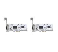 Generchin 2X Tarjeta de Expansión PCIE Tarjeta de Captura de Video de Vigilancia PCIE A AV con Resolución HD 640X480 Tarjeta de Captura de Imágenes