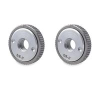 Generchin 2X Tuerca de Amoladora de 5/8 Pulgadas-11, Tuerca de de Amoladora Angular de Liberación Rápida Tuerca de Bloqueo de Amoladora para Pieza de Repuesto de Amoladora Angular