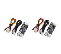 Generchin 2X un Solo 12 V 0,8 A CC PWM 2-3 Cables Ventilador Control de Temperatura Controlador de Velocidad Chasis Ordenador Módulo de Reducción de Ruido