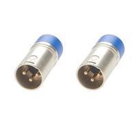 Generchin 2X XLR 3Pin DMX512 Terminator Resistor,Terminal de Resistencia para Digital Multiplex Luz Cabezas Móviles de Luz de la Etapa