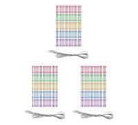 Generchin 300 Piezas DIY Carillón de Viento Hilanderos de Viento Tubo Carillón de Viento para DIY Tubo de Metal de Aluminio Vocalizar