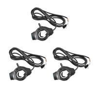 Generchin 3X Acelerador de Pulgar para Bicicleta Eléctrica con Pantalla LCD, Puños de Manillar con Control de Velocidad, Accesorios para Bicicleta Eléctrica