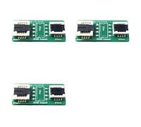 Generchin 3X Adaptador/Zócalo Dos en QFN8/WSON8/MLF8/MLP8/DFN8 A DIP8 para Chips de 6 X 5 mm y 8 X 6 Mm, Zócalo Flash BIOS SMT