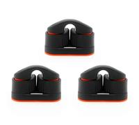 Generchin 3X Cornamusa para con Rodamiento de Bolas, Kit de Leva de Carbono, Guía de Cuerda para Velero, Canoa, Auxiliar Pequeño.