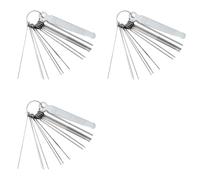 Generchin 3X de Afilar para Guitarra y Piano, Juego de Limas Superiores para Pulir y Profundizar las Ranuras de las Cuerdas, Herramienta de Reparación de Guitarra