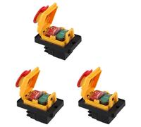 Generchin 3X Interruptor Electromagnético Interruptor de Botón Magnético KJD12 16A 250V Interruptor de Protección Sobrecarga y Subtensión para Herramientas Eléctricas