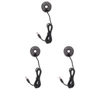 Generchin 3X Mist Maker, Puerto USB, 4 Luces LED de Colores, Mini Mister Fog Machine, Fuente Interior, Jardín, Estanque, Nebulizador de Agua, Atomizador Negro