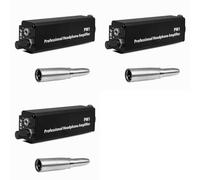 Generchin 3X PM1 Amplificador de Auriculares Profesional Convertidor XLR A Interfaz de Audio de 3,5 mm Mini Amplificador de Auriculares HiFi Portátil