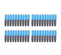 Generchin 40 Conectores Rápidos de Fibra Óptica SC/UPC, Preenterrados, Adaptadores de Conjunto de Fibra para Instalación en Campo