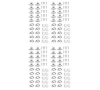 Generchin 40 Juegos de Sujetadores Giratorios de Marino con Ojal de Botón Giratorio para Lonas, Barcos, Veleros, Vehículos Recreativos, Botones Giratorios de Sujeción