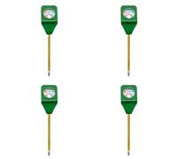 Generchin 4X Mini Medidor de Humedad del Suelo Probador de Humedad Medidor de Suelo Kit de Suelo de Planta Probador de Humedad Instrumento de Prueba para Plantas de Jardinería