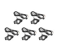 Generchin 5X Acelerador de Pulgar para Bicicleta Eléctrica con Pantalla LCD, Puños de Manillar con Control de Velocidad, Accesorios para Bicicleta Eléctrica