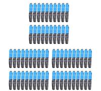 Generchin 60 Conectores Rápidos de Fibra Óptica SC/UPC, Preenterrados, Adaptadores de Conjunto de Fibra para Instalación en Campo