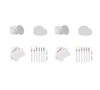 Generchin 60 Esponjas Mágicas para Dibujo 3D con Pincel de Agua, Papel para Pintar y Dibujar en 3D para Niños.