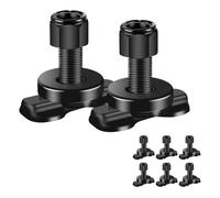 Generchin 8 Piezas De Tuercas De EspáRrago Roscadas De Doble LengüEta Para Riel En Forma De L Para Plataforma De CamióN, Remolque De Carga