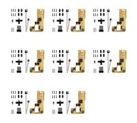 Generchin 8X Kit de Ratón Inalámbrico para Impresión 3D DIY Bamboo Lab, Modelo 002, Componentes de Ratón de Computadora con Piezas de Impresora y Hardware