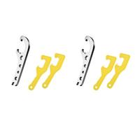 Generchin Abridor de Tapa de Cubo de Plástico de 6 Piezas, Abridor de Latas de Pintura de 5 Galones, Llave de Tapa, Abrelatas de Metal para el Hogar Industrial