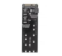 Generchin Adaptador SSD NGFF M-Key A Slimline SAS NVME PCIe de 22 Pines, Convertidor Apto para Placa Base de Computadora Portátil de Escritorio