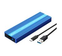 Generchin Carcasa de Metal M.2 SSD USB 3.2 Tipo C con Disipación de, Compatible con Discos Duros/NVMe de Doble Protocolo.E