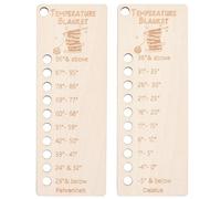 Generchin Carta de Colores Reutilizable de Manta de Madera, Tarjeta Organizadora de Tonos de Lana, Planificador de Mantas para Proyectos de Hilo de Ganchillo, Regalos Hechos una Mano