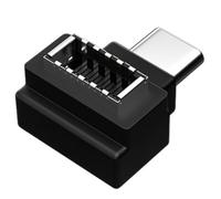 Generchin Conector del Panel Frontal USB 3.1. Adaptador de Cable USB Tipo C A Tipo e. Adaptador de Cable Tipo C Macho A Tipo e Hembra.