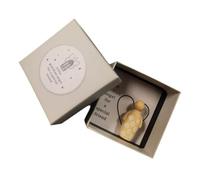 Generchin de la en Caja para un Amigo Especial, Tallado en Madera Hecho A Mano, Regalo en Caja con de Alambre y Tarjeta de