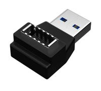 Generchin Encabezado del Panel Frontal USB 3.1 Adaptador de Cable USB Tipo e A USB Tipo A Conector Tipo e Hembra A Conector USB Tipo A Macho