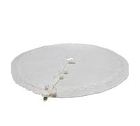 Generchin Falda para Árbol de Navidad de 48 Pulgadas, Grande, con Base Redonda, para Decoración de Árbol de Navidad de 6 A 8 Pies, Color