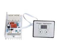 Generchin Interruptor de AtenuacióN, 10000W SCR Regulador de Voltaje Digital Control de Velocidad Termostato Atenuador CA 220V 80A