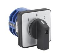 Generchin Interruptor de Cambio 3 Posiciones 8 Terminales Interruptores de Enganche de Leva Giratorio Universal 32A