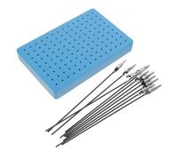 Generchin Juego de Pinzas de Cocodrilo y Base de Abrazadera de Pulverización de Calidad Superior, Herramienta de Soporte para Modelo con 1 Juego de Base de Clips para Colorear Modelo