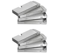 Generchin Juego Roscadoras Tubos 47770 de 8 Unidades para, Terrajas Roscado Alta Velocidad para Tubos de 1 A 2 Pulgadas, Herramienta Roscadora de Cabezales de Roscado Universales