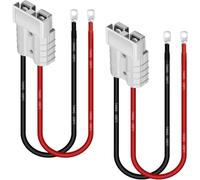 Generchin Kit de 2 Conectores de 50 A para Baterías Lifepo4, Compatibles con Cables de Batería de Calibre 8, Conectores Rápidos Impermeables de 0,98 Pies.