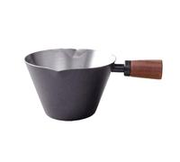 Generchin Medidora de Acero Inoxidable de 90 Ml, Tazas de Café Expreso, Jarra Pequeña para Café, Leche, Jarra, de Café Expreso, Medida, Cocina, Negro