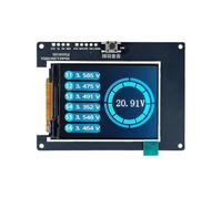 Generchin Monitor de Voltaje de Batería de Iones de Litio/LiFePO4/LTO 6S. Adquisición y Visualización del Voltaje Total de una Sola Cadena en Pantalla TFT.