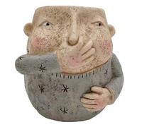 Generchin Nariz Pellizcando Niña Flor Carnosa Maceta Resina Hogar Jardín Escritorio Adornos Regalo