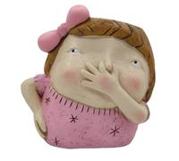 Generchin Nariz Pellizcando Niño Flor Carnosa Maceta Resina Hogar Jardín Escritorio Adornos Regalo