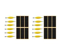 Generchin Paquete de 24 Cintas de Agarre para DiapasóN, Pegatina de Espuma Adhesiva de Repuesto + Destornillador, Herramienta, Destornillador para Tuercas para Patinetas de Dedo