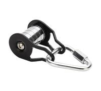 Generchin Polea Slackline con Mosquetón para Niños, Tirolina en el Patio Trasero, Suministros de Entrenamiento Deslizantes para Fitness, Parque, Césped