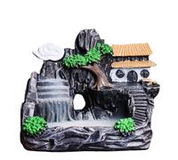 Generchin Quemador de Incienso de Reflujo de Cascada Que Fluye de Alta MontañA Difusor de Fragancia para el Hogar Quemador de Incienso DecoracióN,D