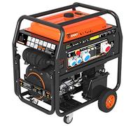 GENERGY Generador de gasolina profesional SVR Iozard-S 15000 W, depósito de 50 L, 18,5 kVA 15 kW a 400 V, 3 generadores de corriente de 5000 W a 230 V, interruptor de sobrecarga, protección contra
