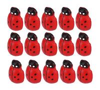 Generic 0.5x0.4x0.2in Pegatinas de Insectos, Adorno de Madera, 100 Piezas para la Boda de Tarjetas (Tipo B)