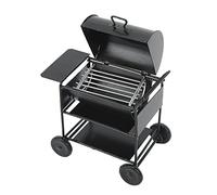 Generic 1/12 BBQ Grill Horno Modelo Premium Material de Hierro Decoración de Coche RC Apariencia Realista Mini Carro de Parrilla 3.4oz Negro para 1/10 RC Crawler