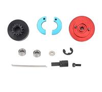 Generic 1 Juego de Variador de Embrague con Resortes de Campana para Motor Nitro RC 1/10, Kit de Rueda de Engranaje Confiable para Coches RC de Recorrido Corto, Metal/Rojo (Rojo)