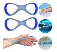 Generic 1 par de Entrenamiento de natación Codo Corrector Corrector Alto Codo Alto Glove Web Glove Freestyle Brazo Soporte de Equipos auxiliares auxiliares de natación Equipo de natación