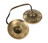 Generic 1 platillo tibetano Tingsha Ring The Bell para y , campanas de platillos para manualidades, yoga, campanas de , campanas de platillos para ceremonia religiosa,